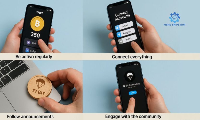 Tips for maximizing rewards from the 77-Bit airdrop